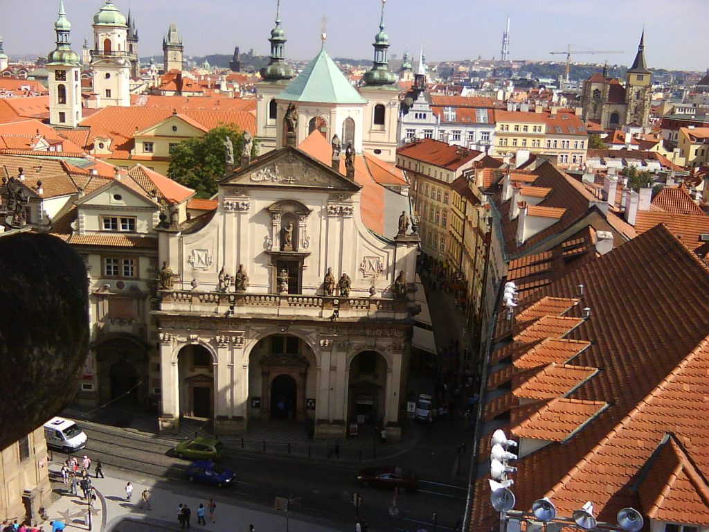 Klementinum, Pražský hrad, Astronomická věž